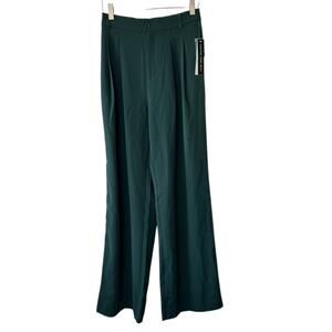 Central Park West Dark Green Brooke Trouser Pants Women's Size Small NEW